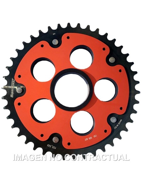 Corona Supersprox Stealth Roja Ducati 525 X 45