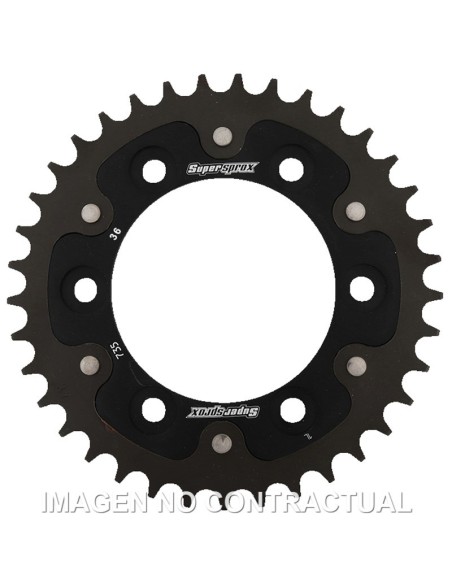 Corona Supersprox Stealth Negra Ducati 520 x 36
