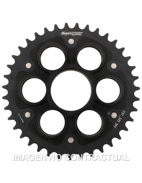 Corona Supersprox Stealth Negra Ducati 525 x 39