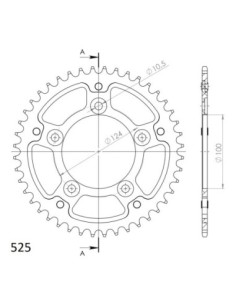 CORONA SUPERSPROX STEALTH DUCATI 525 x 43