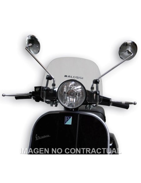 Cúpula Malossi Sport Screen Transparente Vespa PX 125/150/200