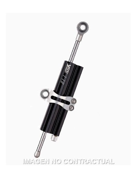 Amortiguador de dirección YSS Top Line Negro 120 mm Clamp A