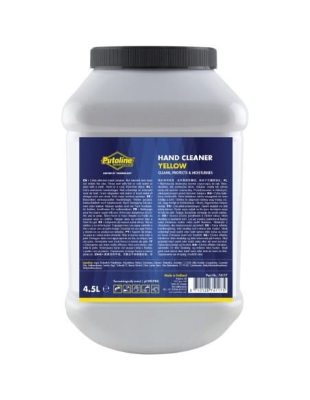 LIMPIADOR MANOS PUTOLINE HAND CLEANER YELLOW 4,5 L