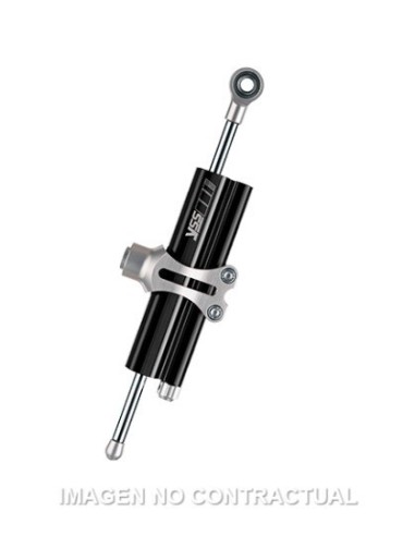 Amortiguador de dirección YSS Top Line Negro 120 mm Clamp B