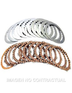 KIT DISCOS + SEPARADORES COMPLETO FCC HONDA XL 350 R
