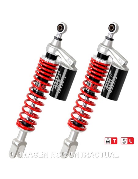 Juego Amortiguadores Traseros YSS Gas Eco Line c/Botella superior Honda Forza 300