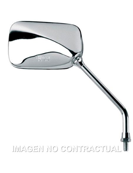 Espejo HERT cromado Moto Custom Derecho