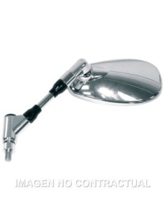 Espejo HERT pulido Yamaha FZ6 600 Izquierdo