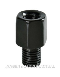 ADAPTADOR PARA ESPEJOS MOTO LAMPA ROSCA 8 MM DERECHA