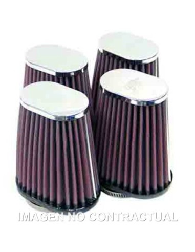 Filtro potencia K&N Cromado D. 51mm