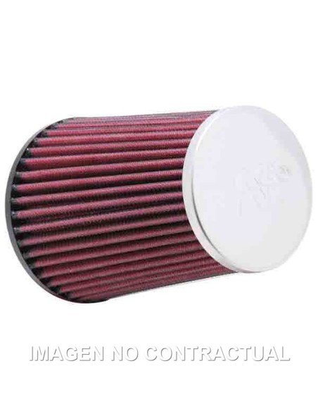 Filtro de potencia K&N goma c/Tapa cromada D.70mm