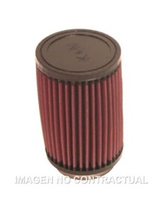Filtro Potencia K&N Cilíndrico Tapa Goma D. 73 mm